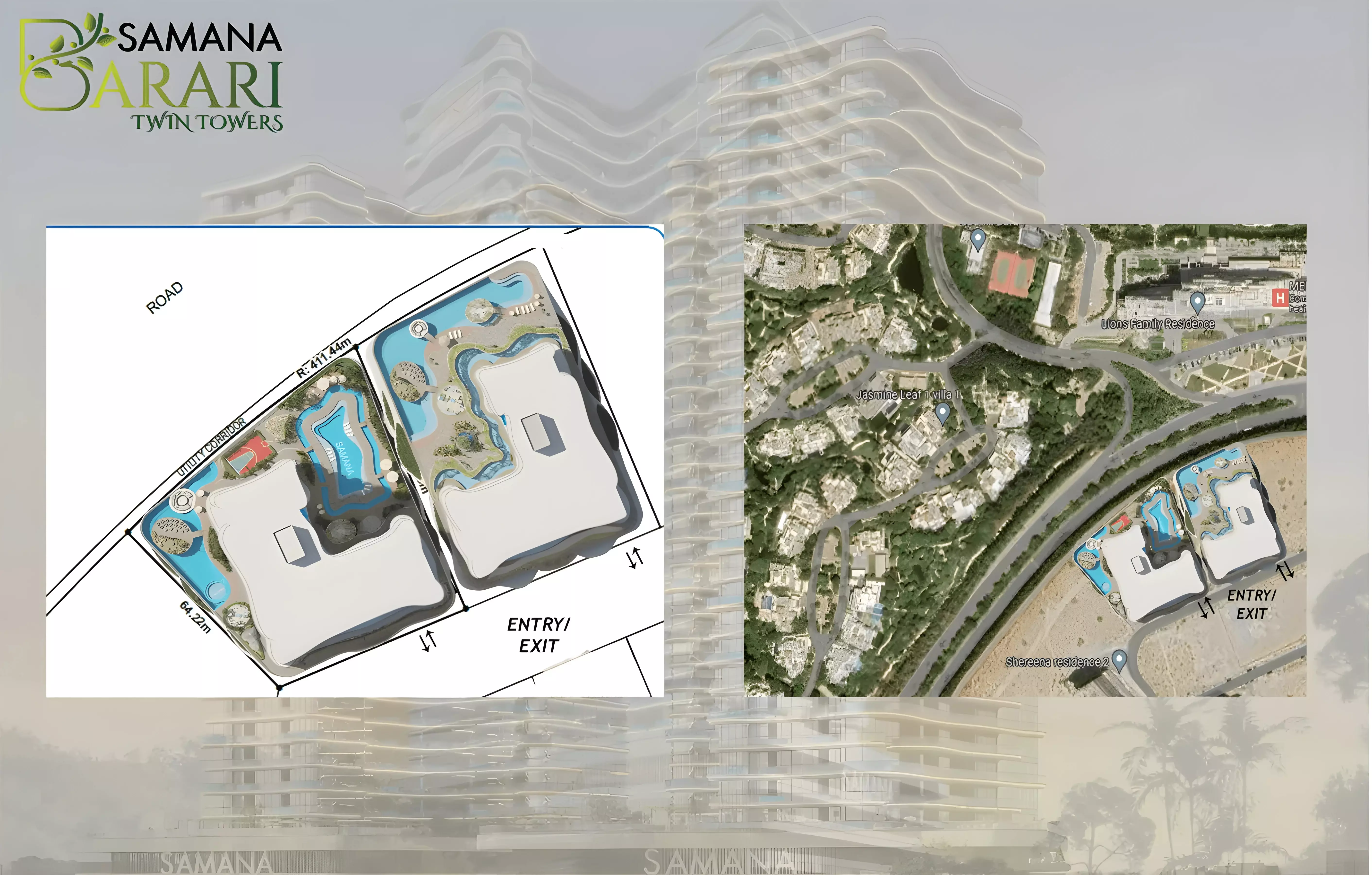 Samana Barari Twin Towers от застройщика Samana Developers