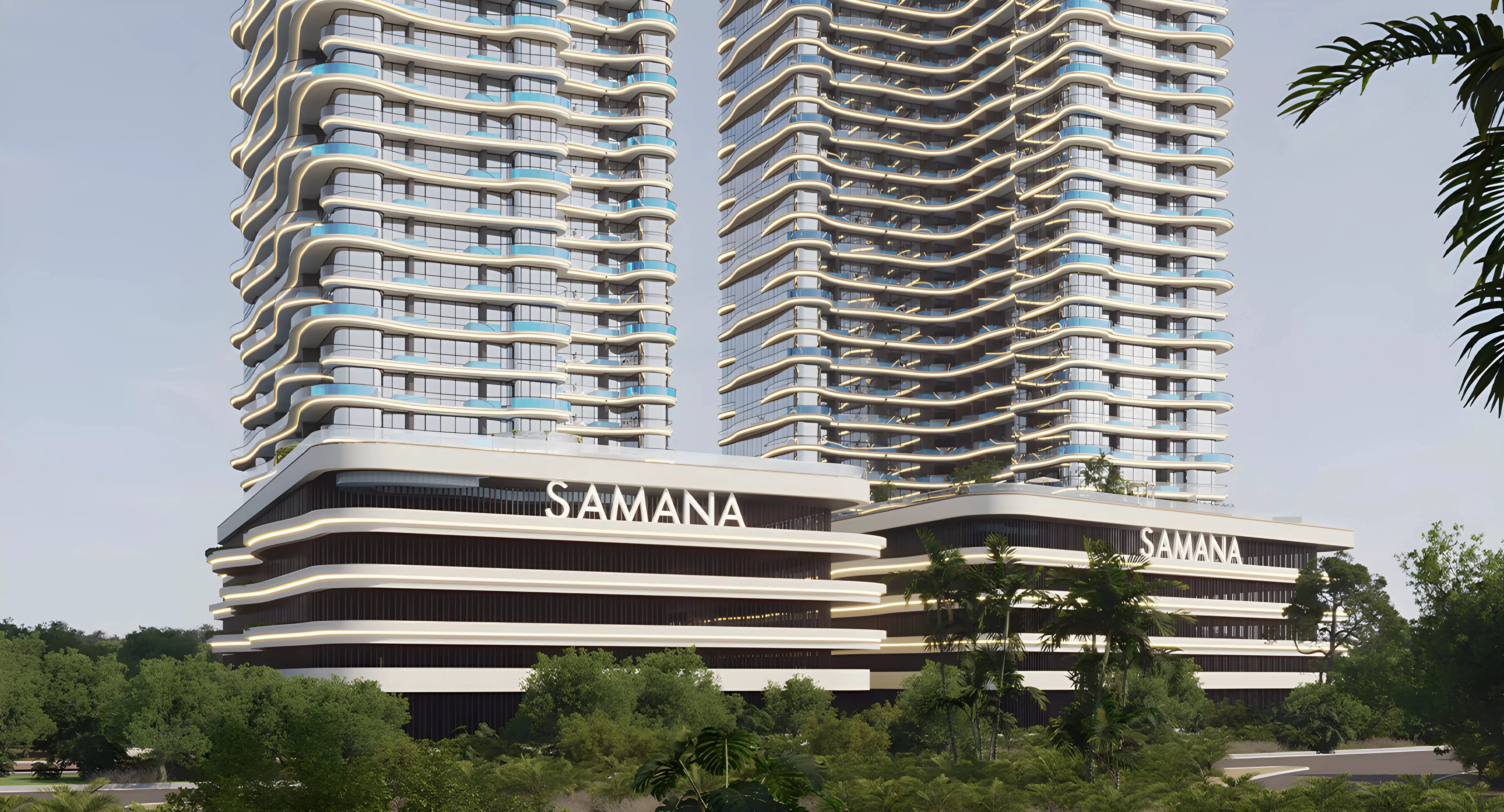 Изображение 6 из проекта Samana Barari Twin Towers от застройщика Samana Developers