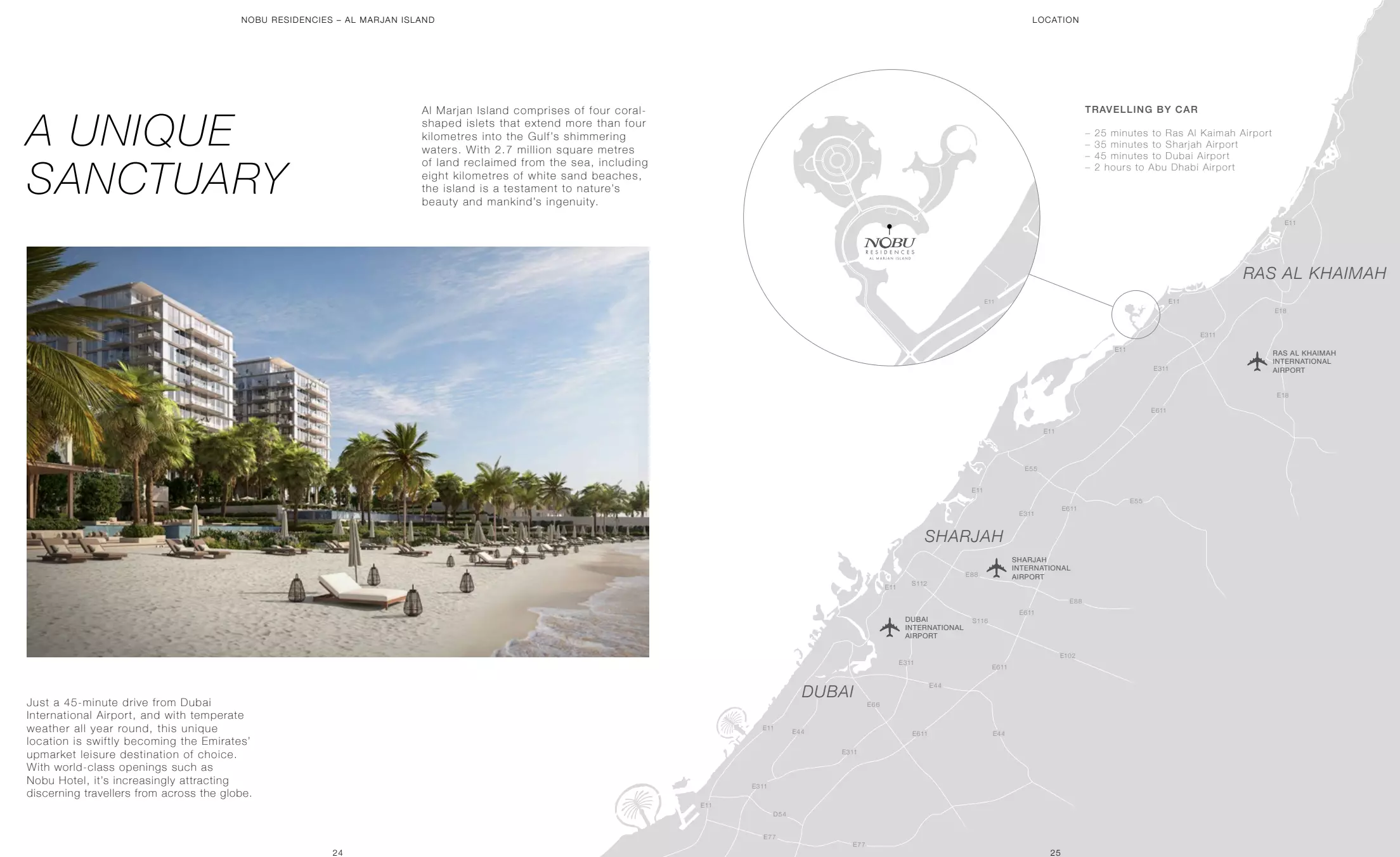 Изображение 6 из проекта Nobu Hotel & Residences Al Marjan Island от застройщика H&H Development