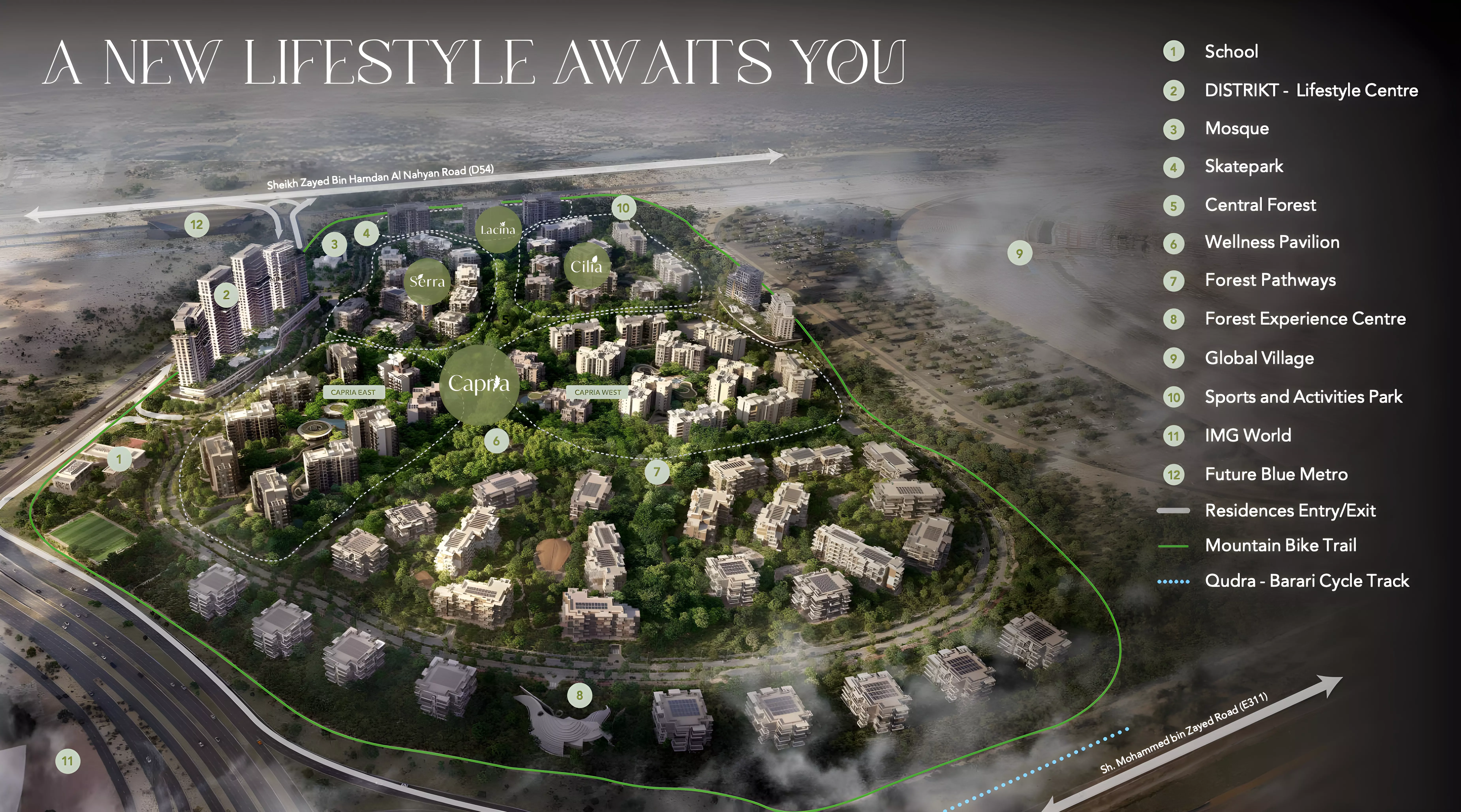 Изображение 3 из проекта Capria East от застройщика Majid Al Futtaim