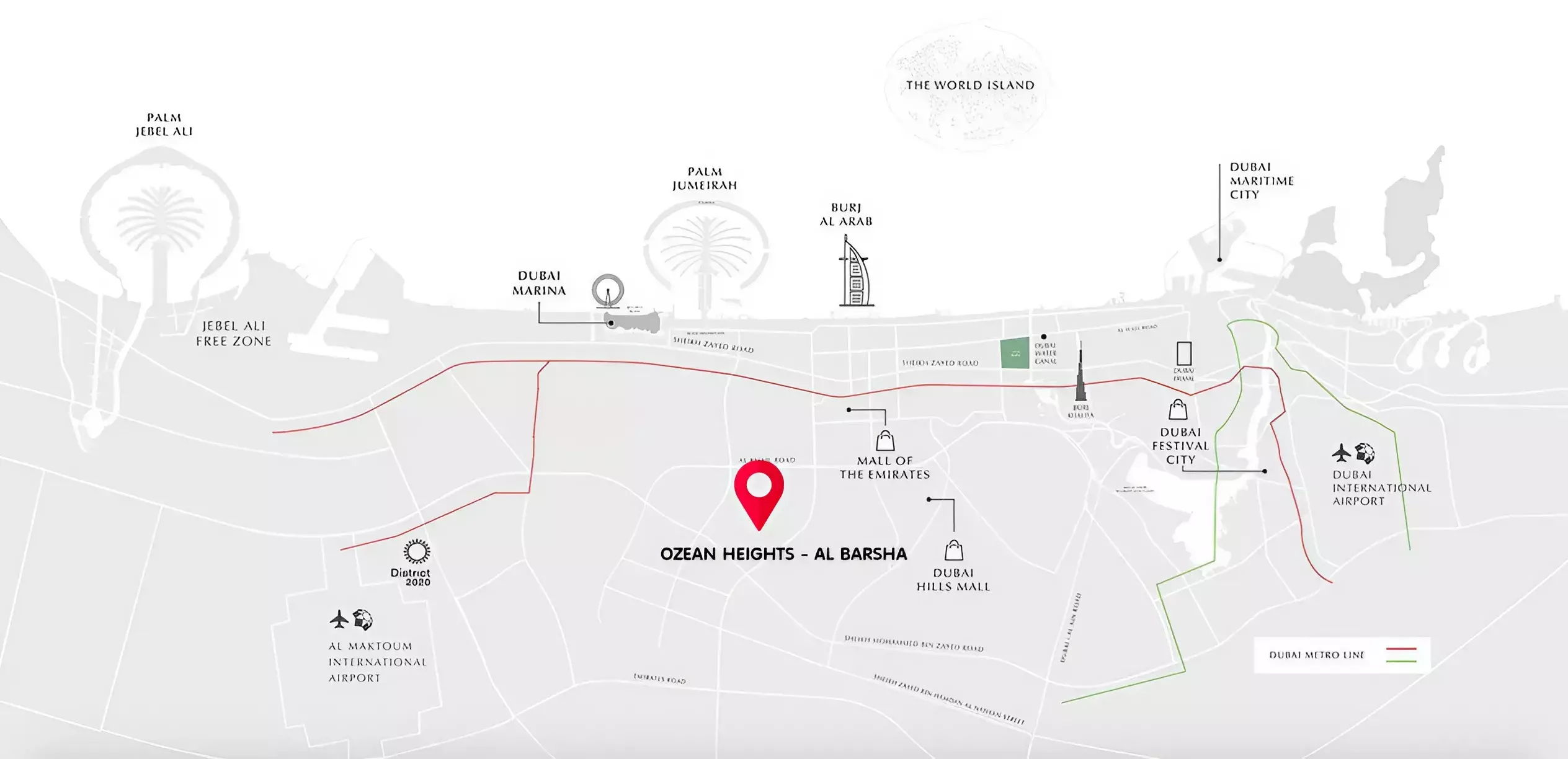 Ozean Heights от застройщика Ozean Real Estate Development