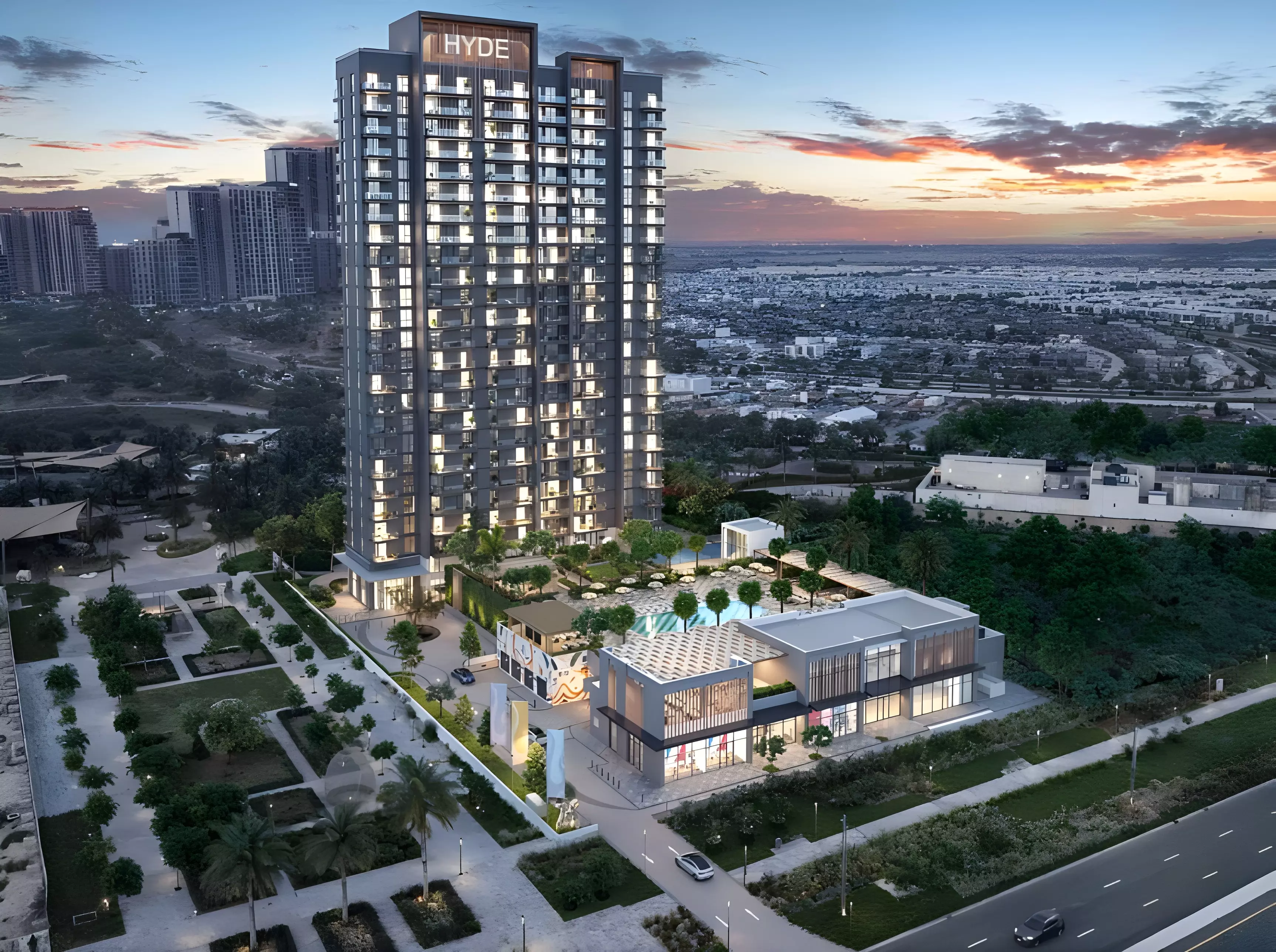 Изображение 11 из проекта Hyde Residences от застройщика CITYVIEW Developments