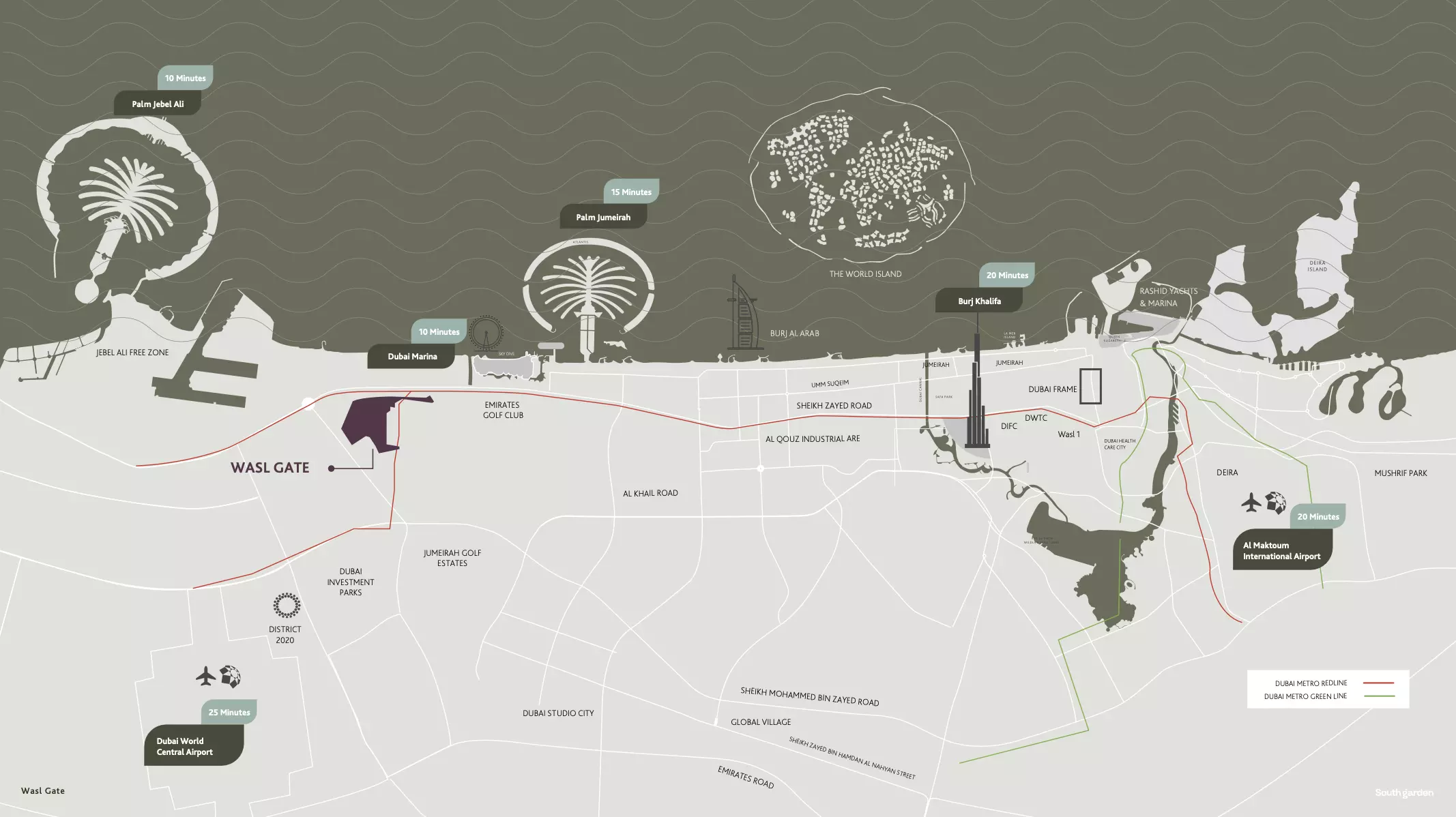 Изображение 8 из проекта South Garden A от застройщика Wasl Properties