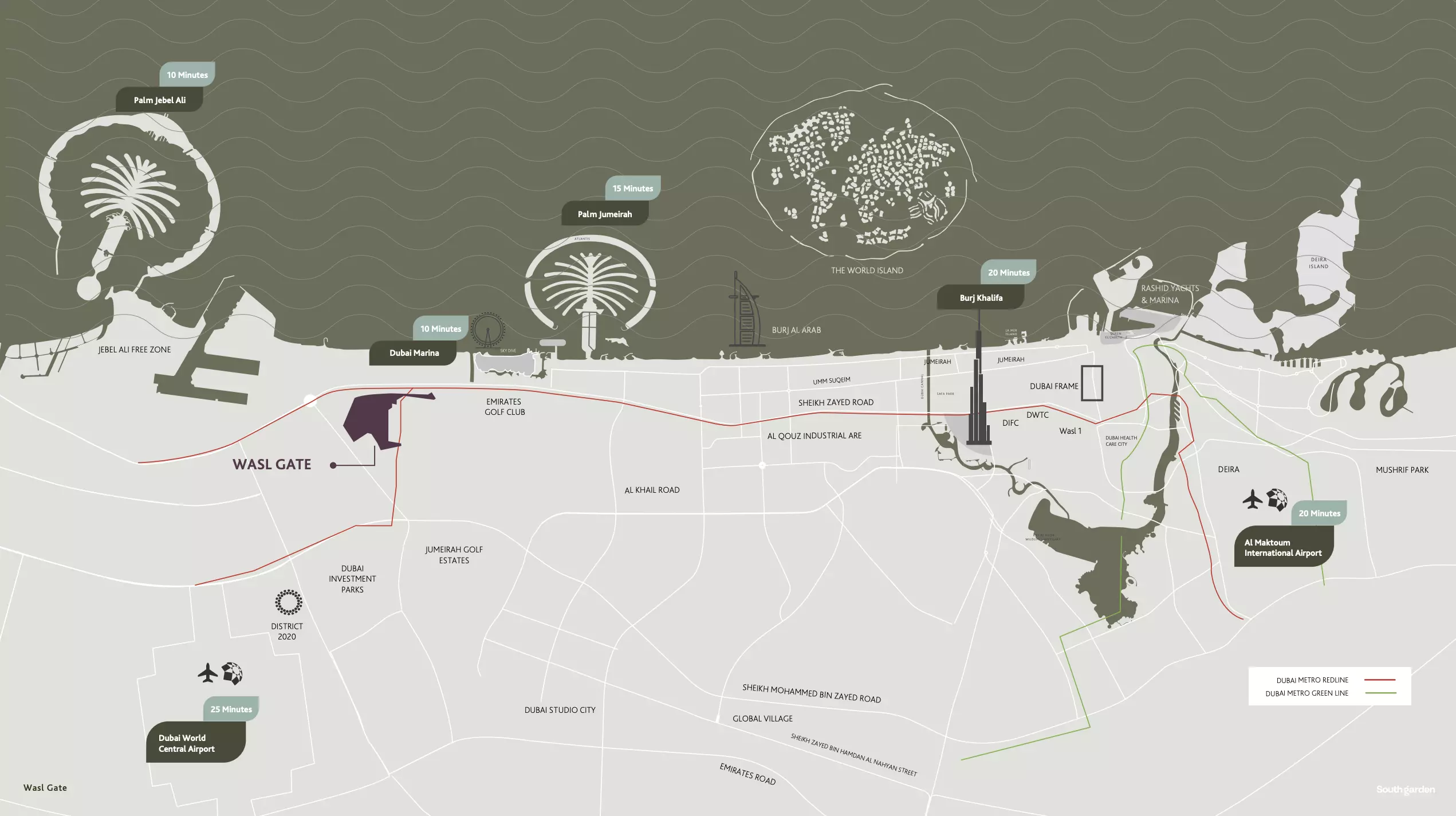 Image of South Garden B by Wasl Properties