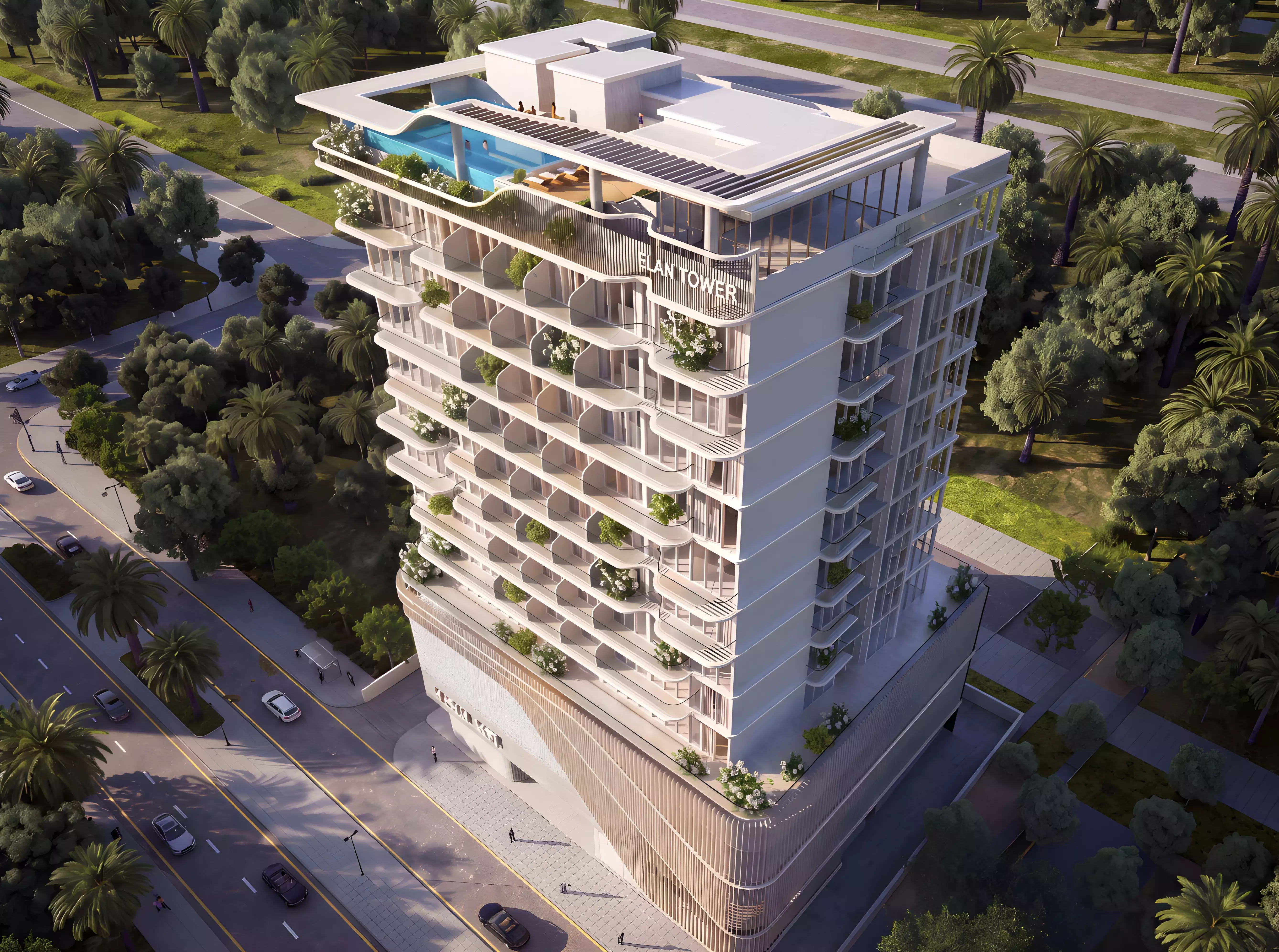 Изображение 3 из проекта Elan Tower от застройщика Alfulaiti Development