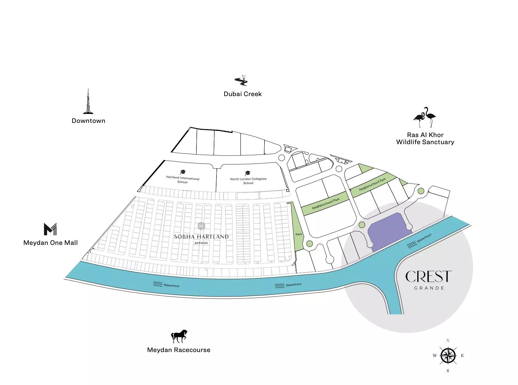 Изображение 8 из проекта Crest Grande от застройщика Sobha Realty