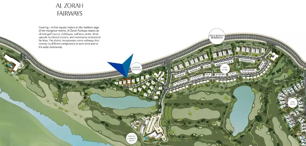 Image of Fairways Residences cluster by Al Fahim