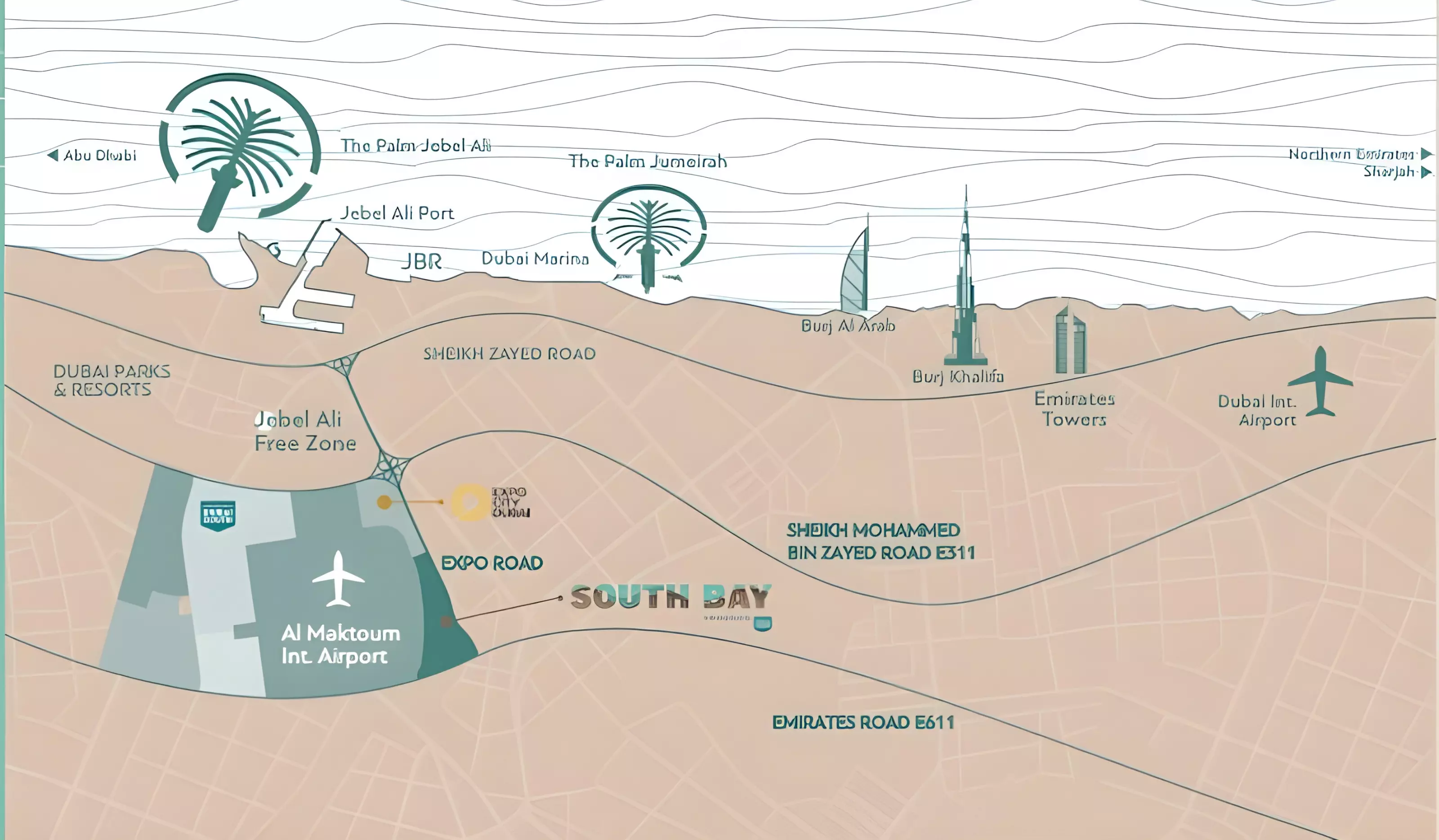 Изображение 9 из проекта South Bay Phase 6 By Dubai South от застройщика Dubai South