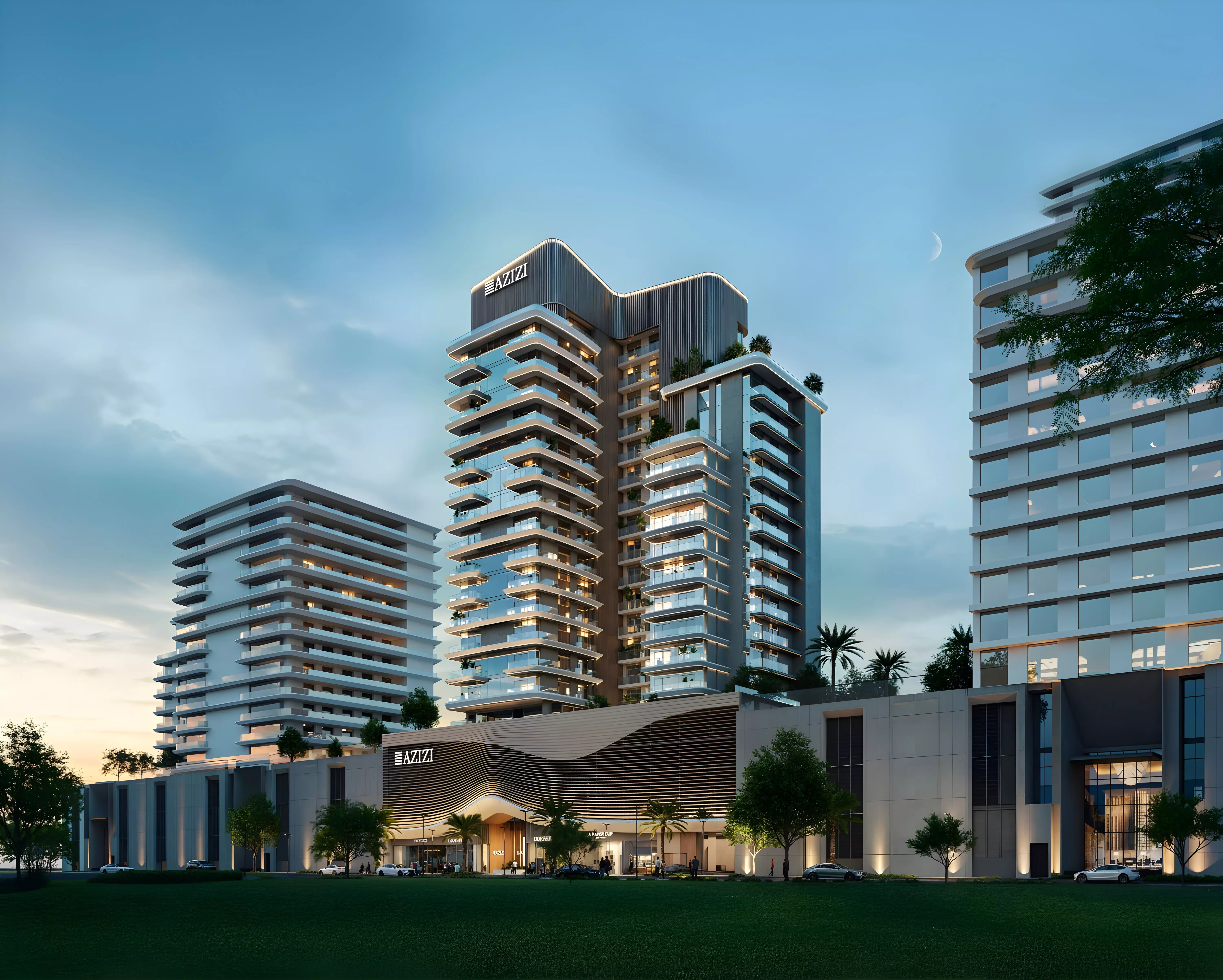 Изображение 3 из проекта Azizi David от застройщика Azizi Developments