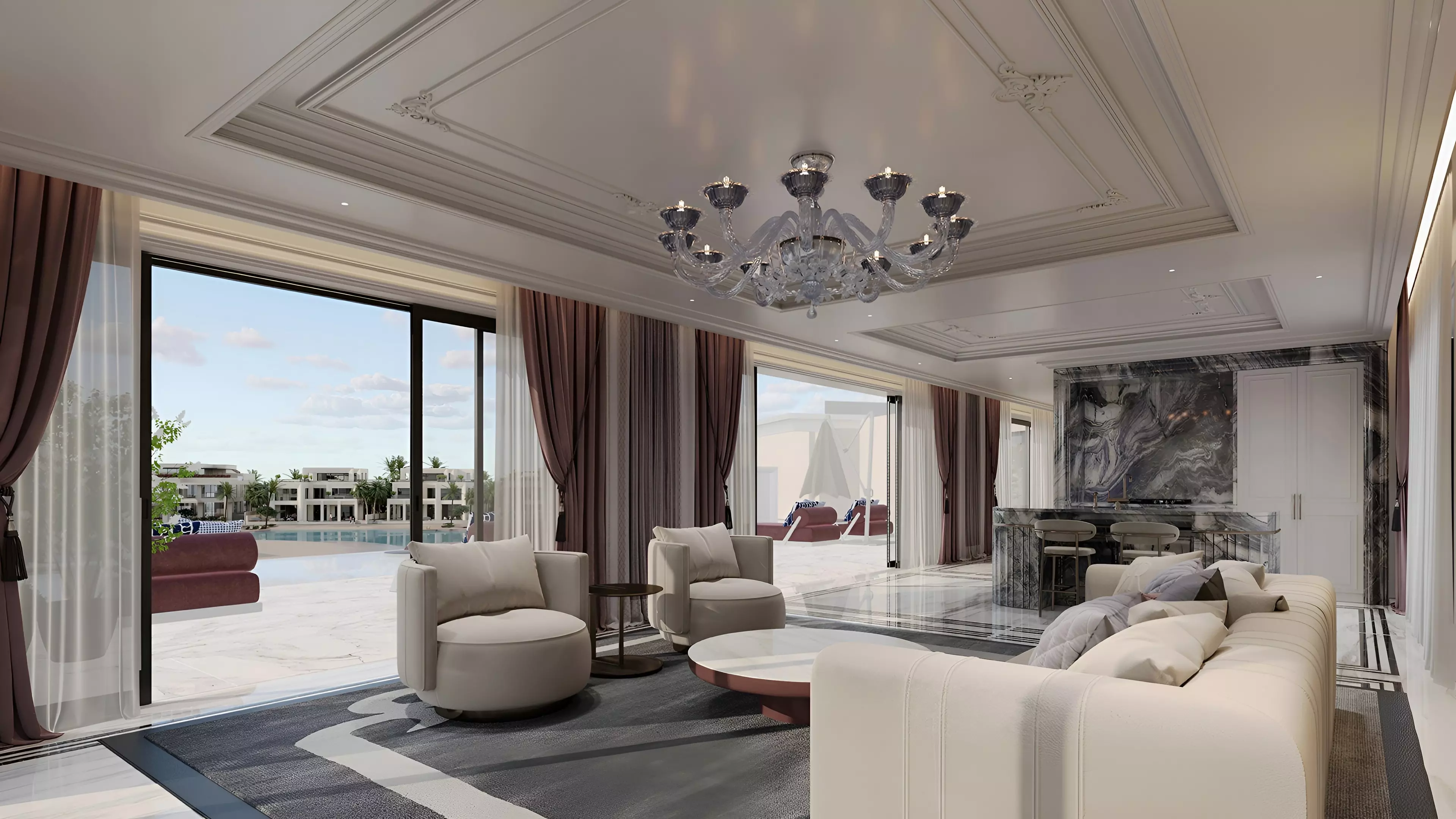 Изображение 3 из проекта Monaco Mansions от застройщика Azizi Developments