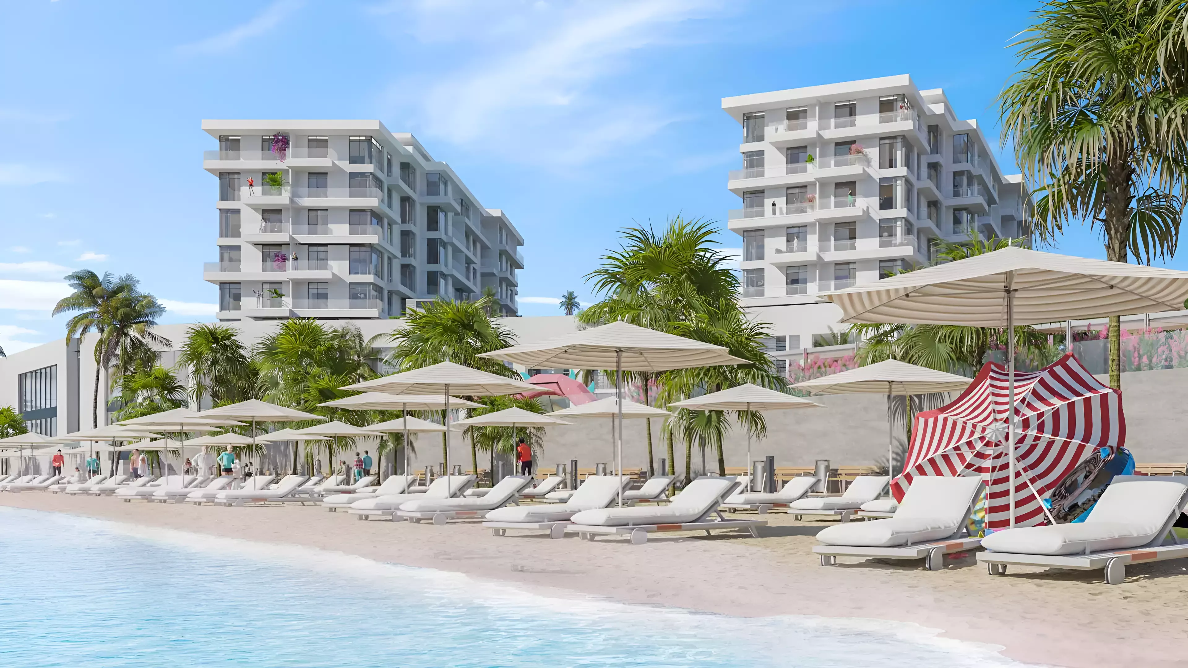 Image of Blue Waves At Bluebay Walk by Ajmal Makan